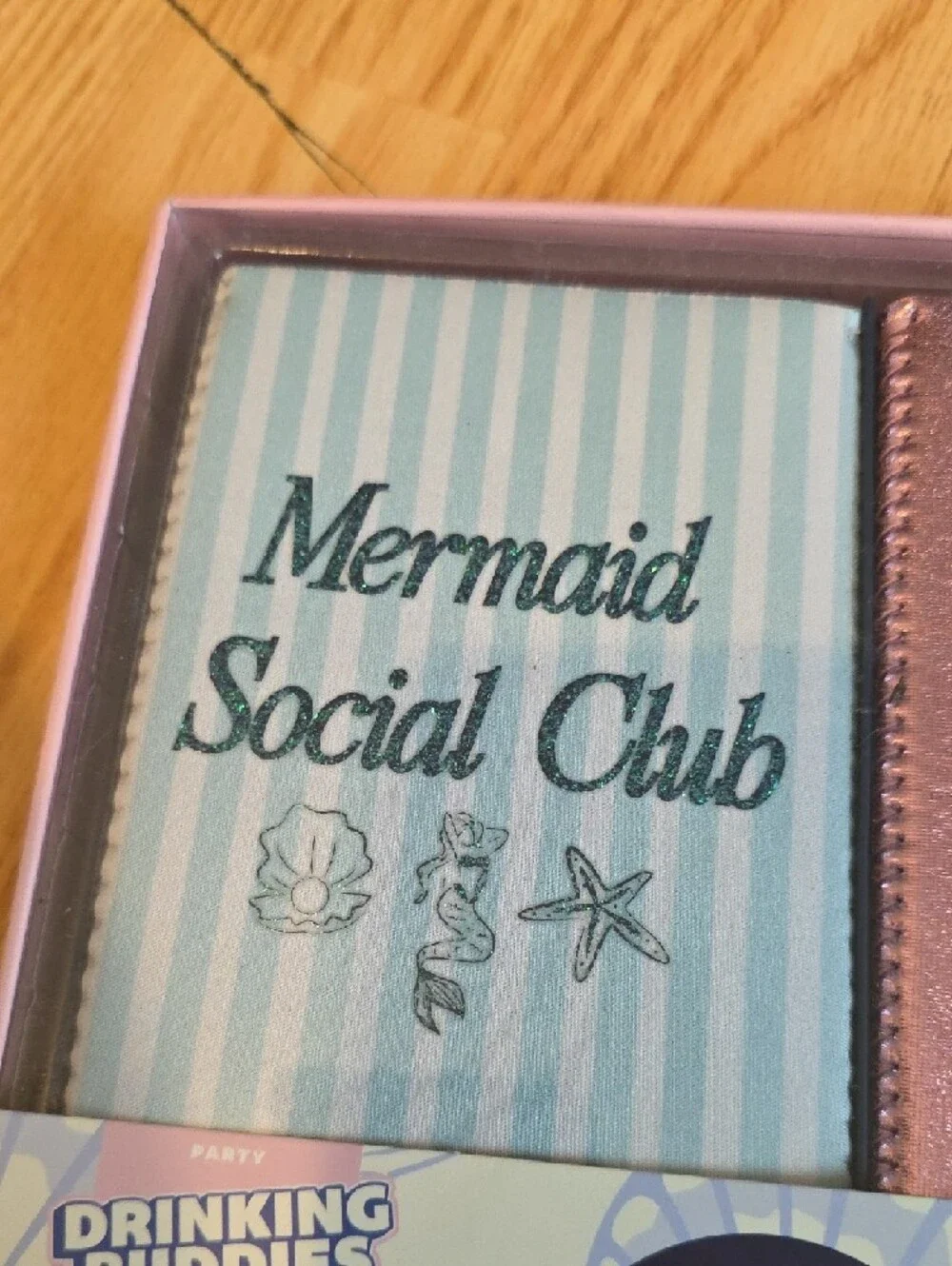 Mermaid & Seashells Party Pack Can Sleeves and Drink Markers 2 Sets
